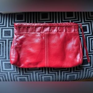 UNBRANDED RED LEATHER CLUTCH